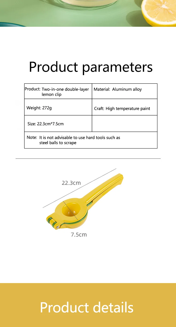 Bird Stainless Steel Manual Juice Squeezer Hand Pressure Press Citric