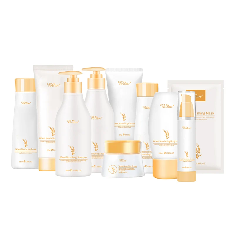 Натуральный экстракт пшеницы увлажняющий и восстанавливающий кожу лосьон для тела шампунь кондиционер ванночка набор из 3