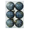 Painted 6cm6pcs (navy blue pineapple rubber)