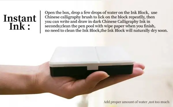 Magic Chinese Calligraphy Ink Stone Set