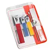 Set naranja de 5 piezas (bolsa transparente)