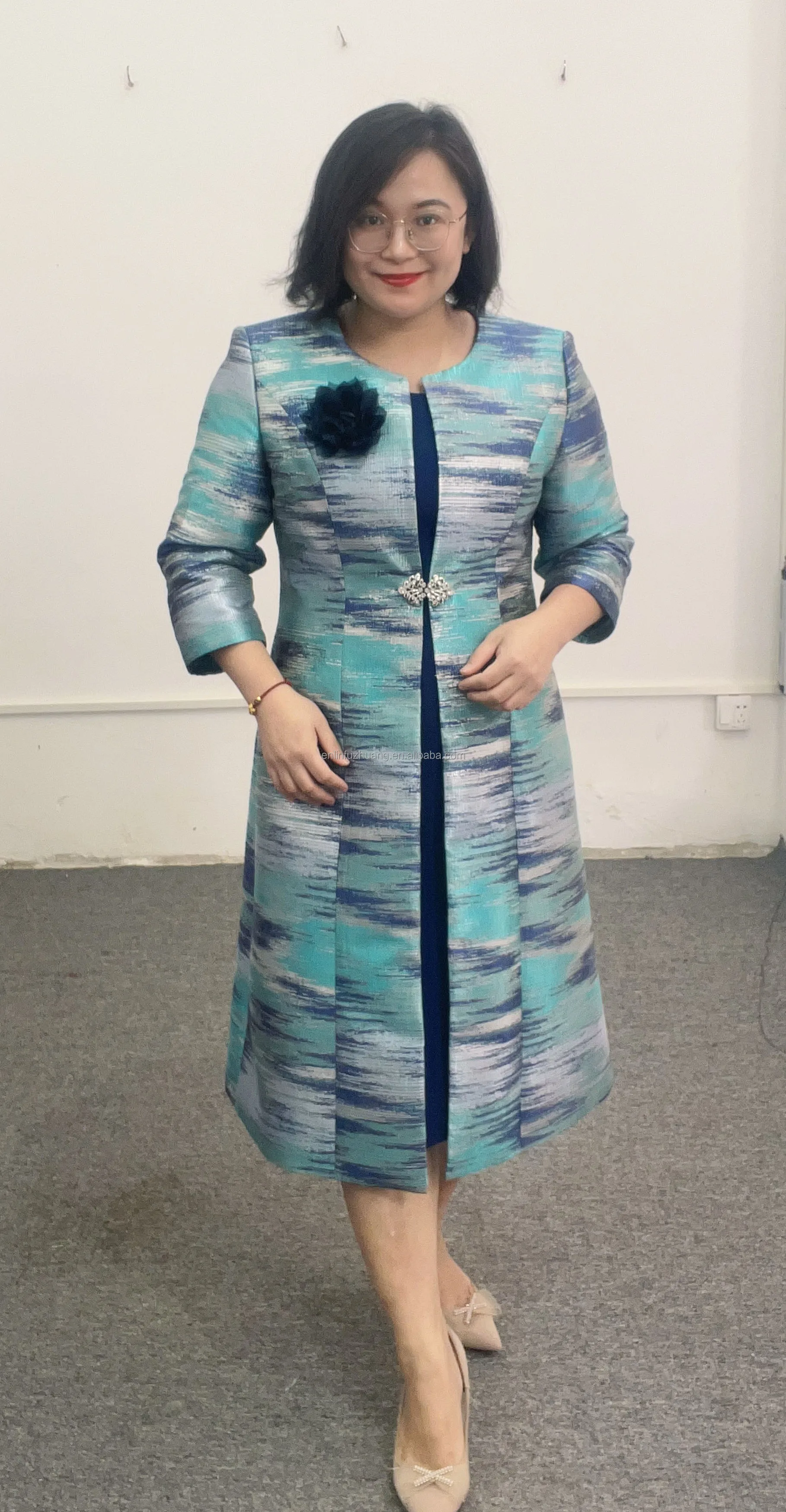 Turcky Church Women Dress Suits African Plus Size Ladies Church Dress for  Ladies