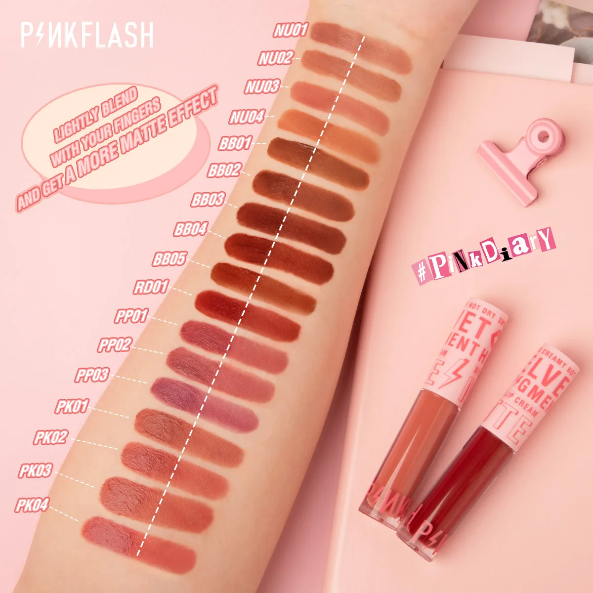 pink flash lipmatte