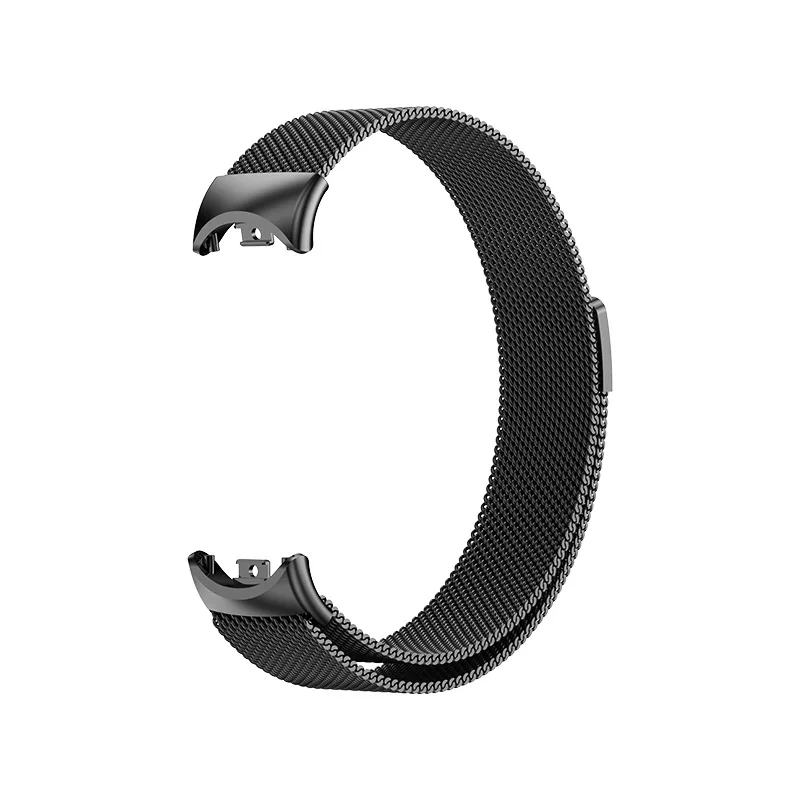 Compatible with Mi Band 8/Xiaomi Band 8 Replacement Stainless Steel Strap Wristband WatchBand Accessories for Mi band 8 Strap