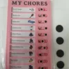 8 Magnetic Pink Card Punch