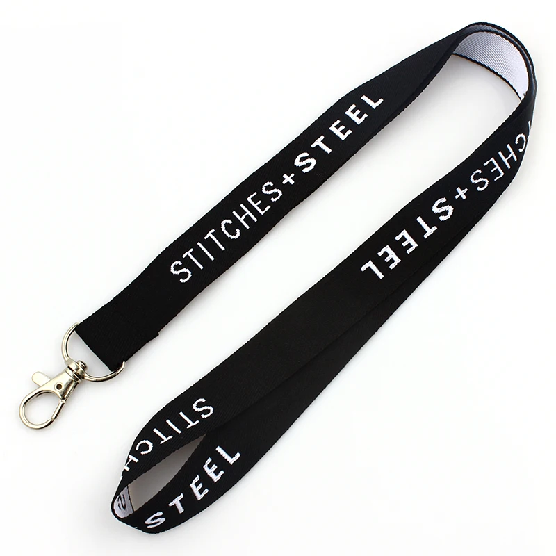 Neck Lanyard Keychain with logo Custom Printing Dye Sublimations Jacquard Ribbon