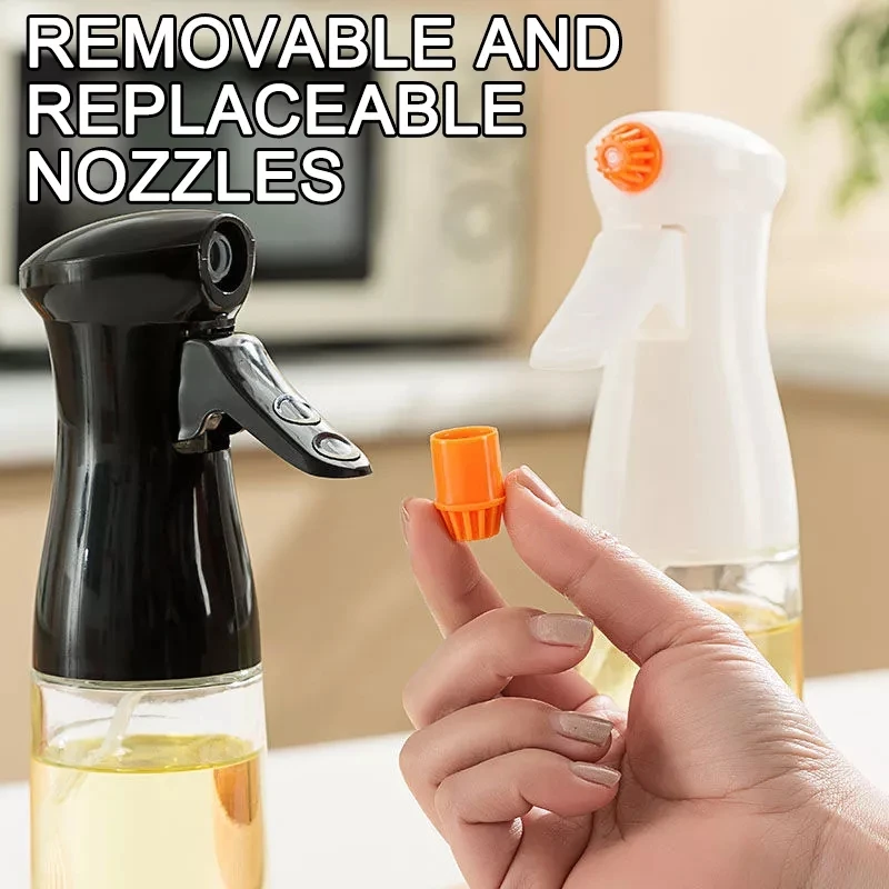 New Arrival 200ml Olive Oil Spray Bottle Durable Cooking Oil Plastic