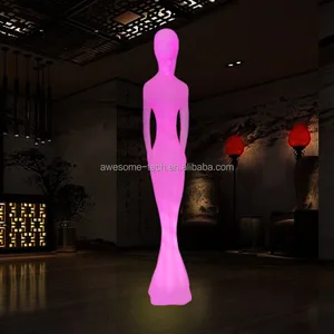 Hot Sale Street Led Mannequin Art Floor Lamp Modern Design Plastic Waterproof Floor Lamp