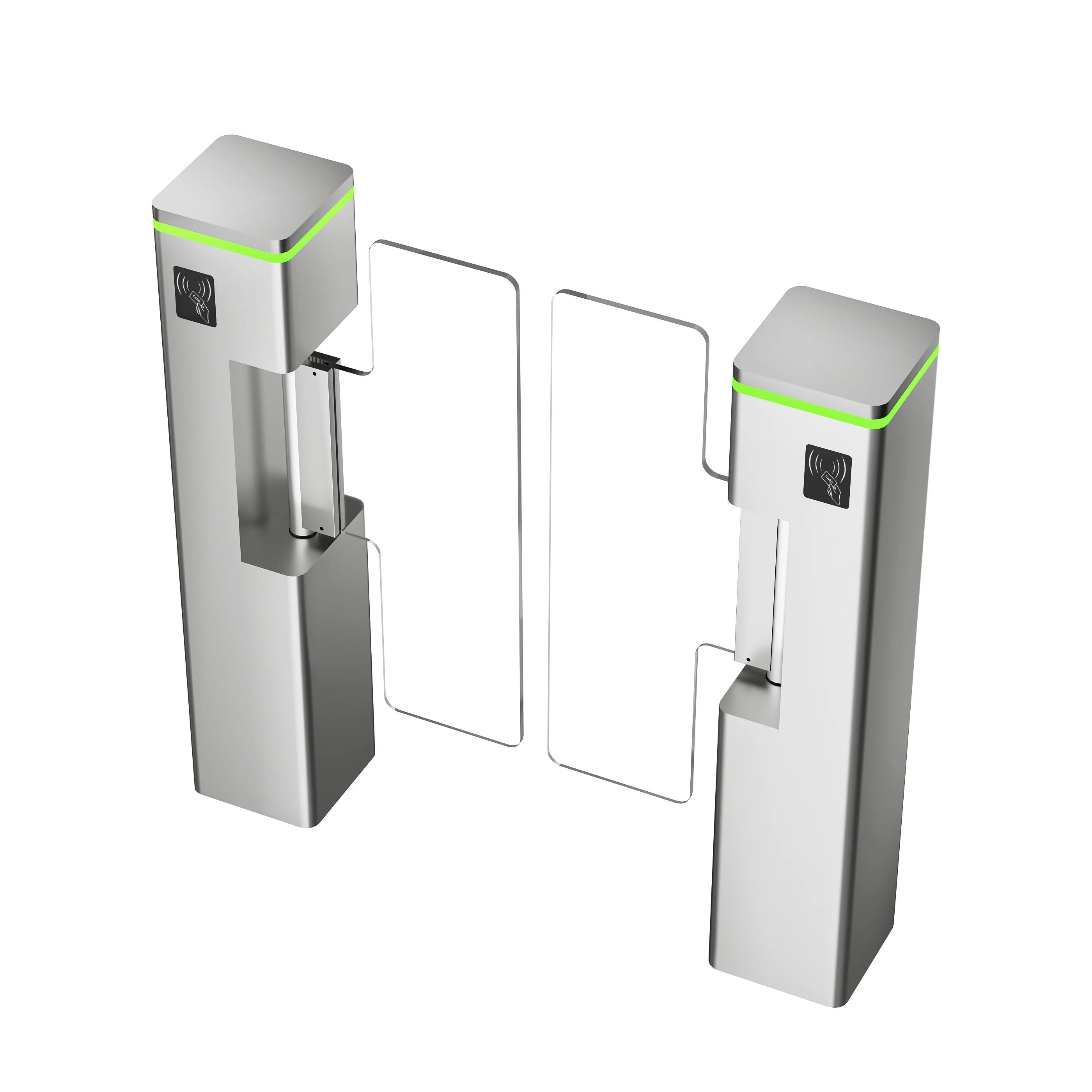 Waterproof Turnstile Gate Solution Glass Turnstile Swing Security Gate Terminal Swing Barrier Gate Sliding Turnstile