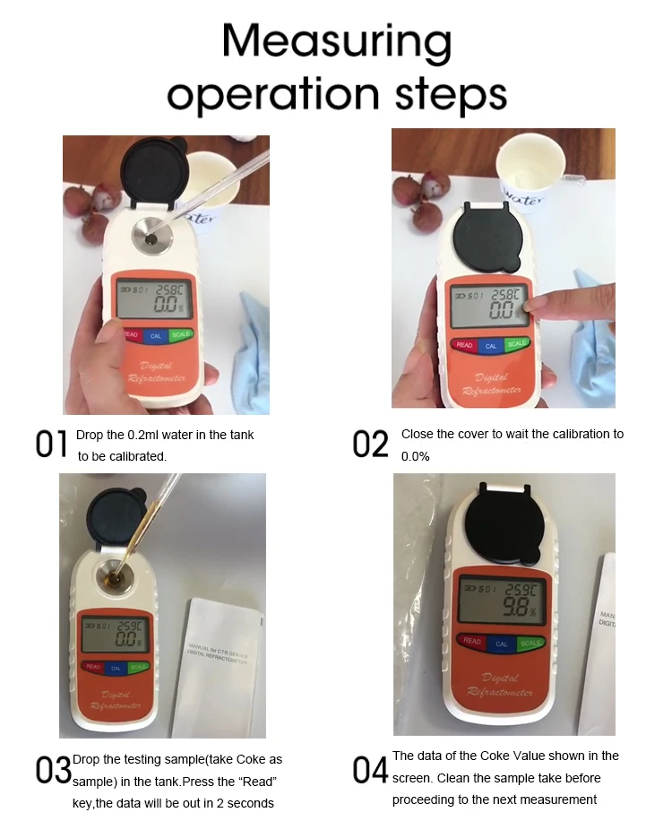 Refractometer Digital 090brix For Colostrum Testing Buy