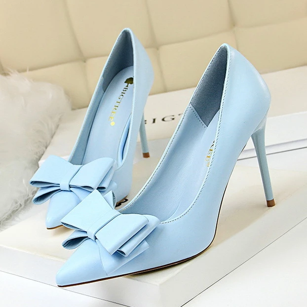 Stylish Women's PU Leather High Heels for Office Events