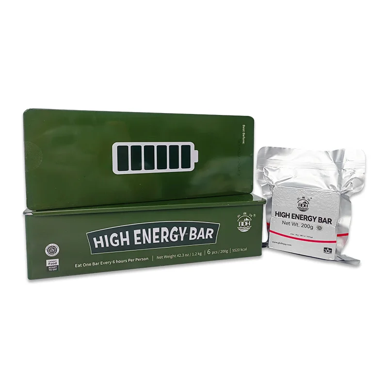 High Energy Hard-Textured Bug out Bag Biscuits Sweet and Salty Chocolate Flavor