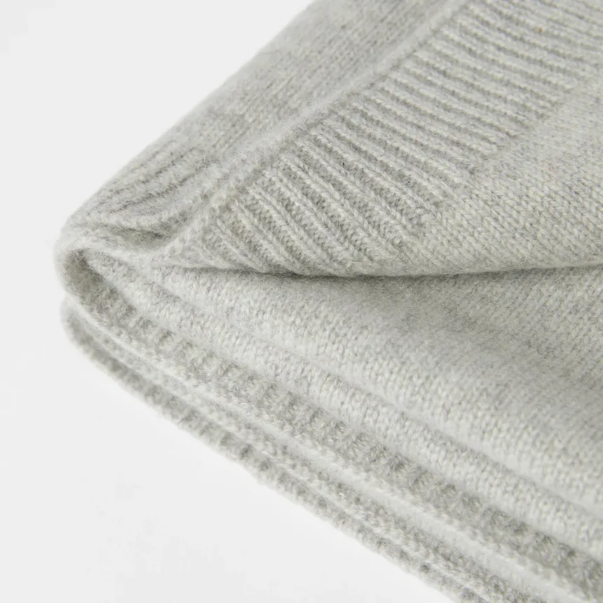 Высокое качество, оптовая продажа, мягкое на ощупь роскошное вязаное одеяло для кровати, кашемировое одеяло, всесезонное