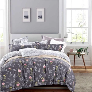 KOSMOS  High Quality 100% polyester bedding sheet set luxury duvet cover sets polyester printed bedding set