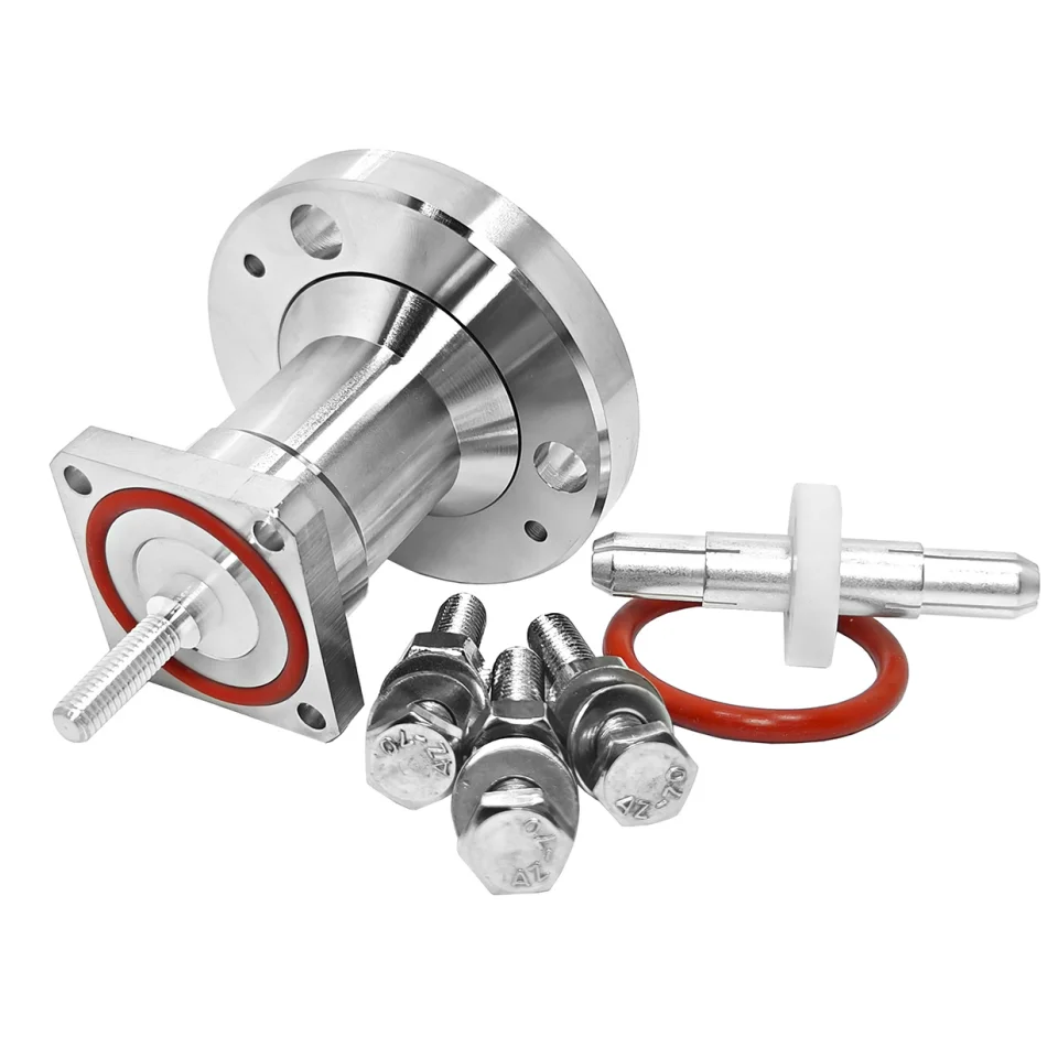 Factory RF Coaxial Connector 7/8 EIA Flange IF45 Type 32*32mm Panel Mount With 21mm M5 Pin Socket EIA RF Connectors in Stock