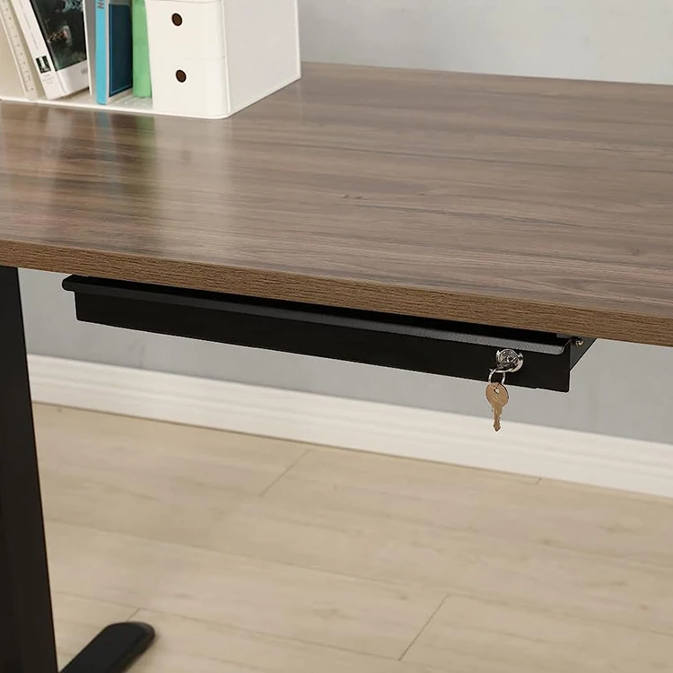 Jh-mech Under Desk Mounted Sliding Pull-out Drawer With Slide Storage