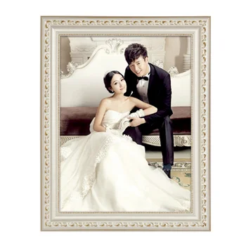 Solid Wood Photo Frame Hanging Wall European Style A416 Inch 20 24 30 36 Inches Wedding Creative Platform Picture Frame Wedding