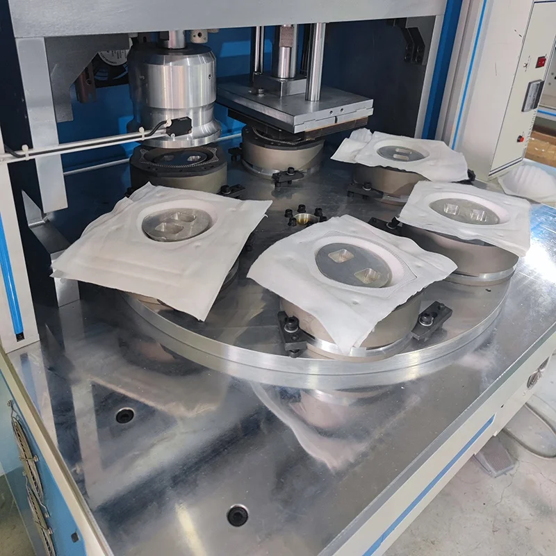 Cup Mask Production Line Ultrasonic Welding Machine for Face Mask Sealing and Cutting 6 in 1