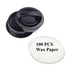 #41864A, Plastic Burger Press with 100 Pcs Wax Paper