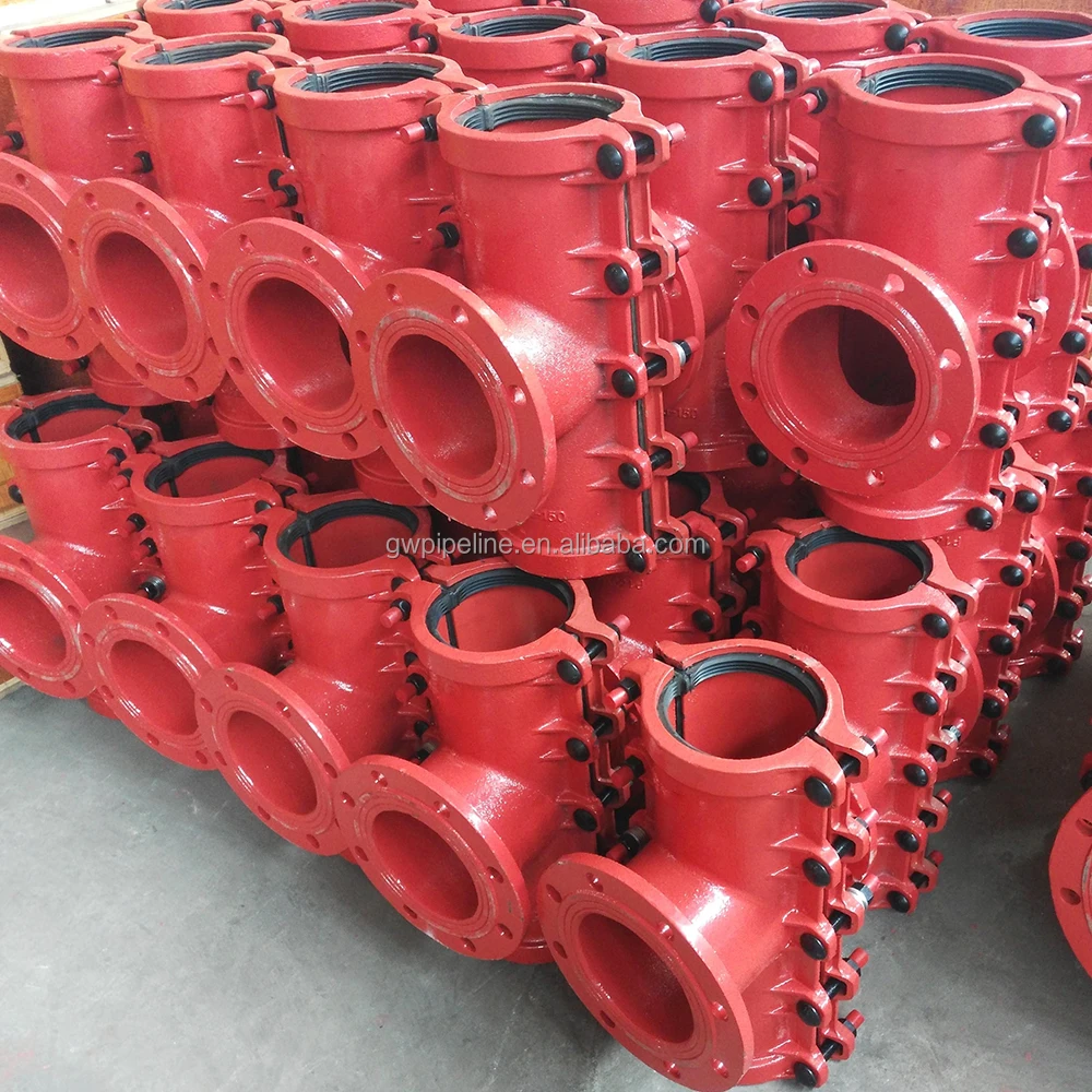 Ductile Iron Tapping Saddle Clamp For Di Pipe,Pe,Pvc Pipe Buy Tapping