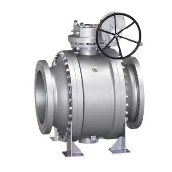 Q347Y 10in-12in 150LB Explosion-proof Hard Sealed Cast Steel Turbine Valve Manual Fixed Ball Valve