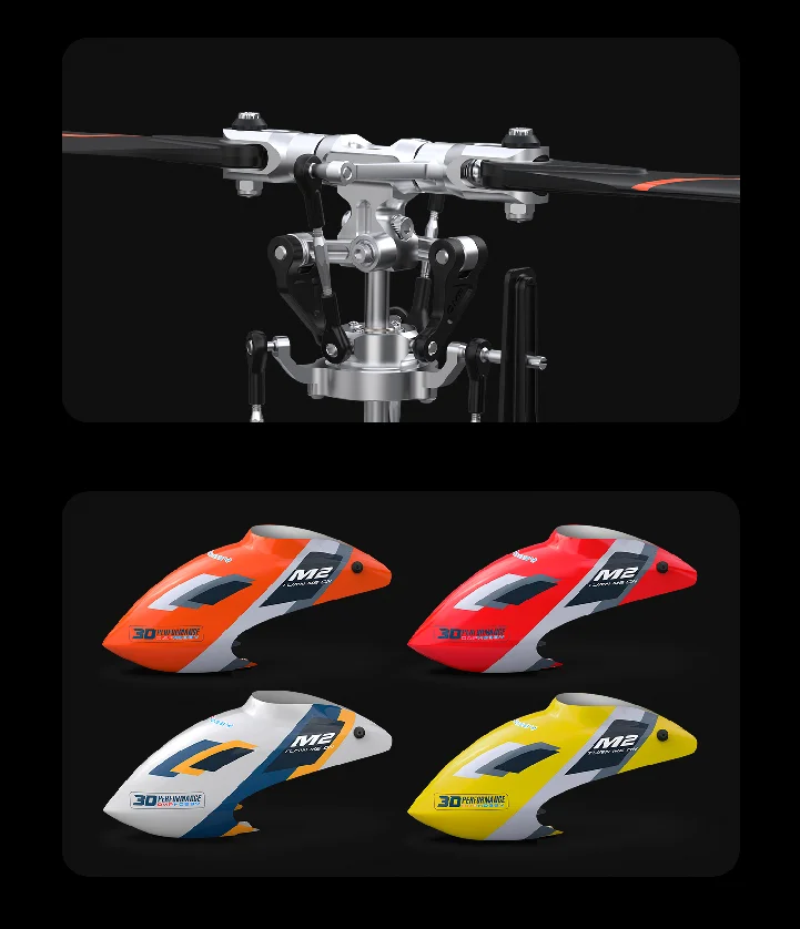 Omphobby New Arrival M2 Evo Stronger Rc Helicopters Dual Brushless