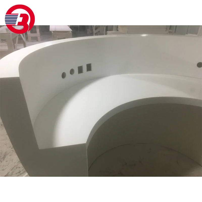 White and Grey Front Reception Counter Office Reception Desk Clinic Reception Desk