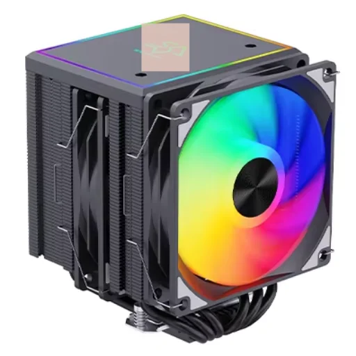 SNOWMAN MT880-V4D White ARGB CPU Cooler - Dual Tower 8 Heat Pipes