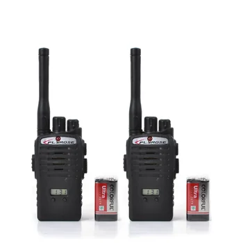 Kids 2 pcs portable two-way electronic toy 27mhz mini walkie talkies with 2*9V battery