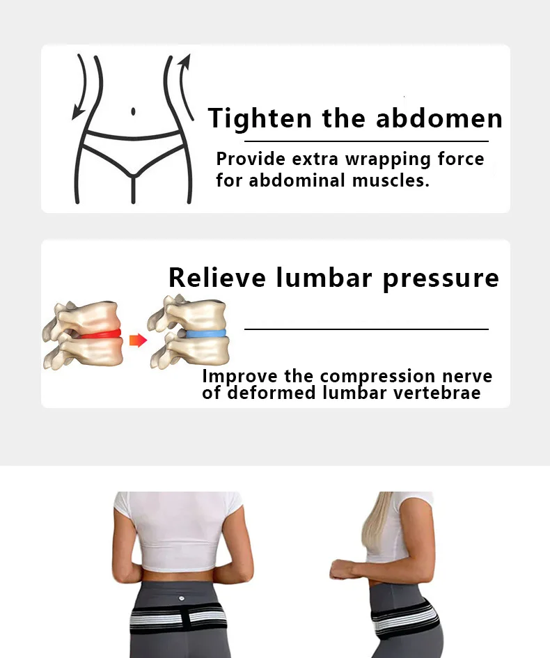 Abdominal Girdle For Sacral Nerve Tilt Belt Bracket Pelvic Correction
