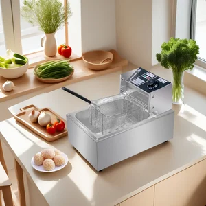 Best-Selling Electric Deep Fryer for Commercial and Household Use for French Fries Chicken Fish Frying