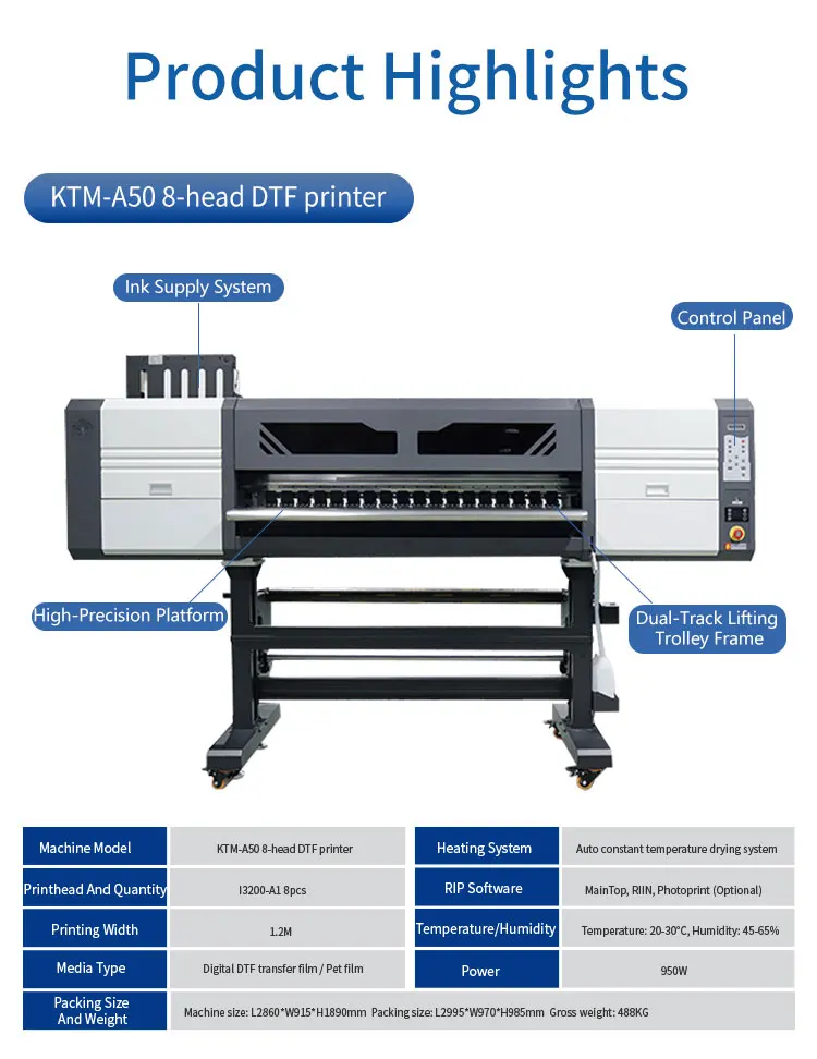 KTM-A50 DTF Printer