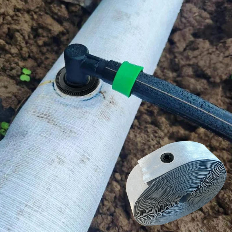 LYPLAST Prefabricated Holes PE Layflat Hose for Drip Irrigation System