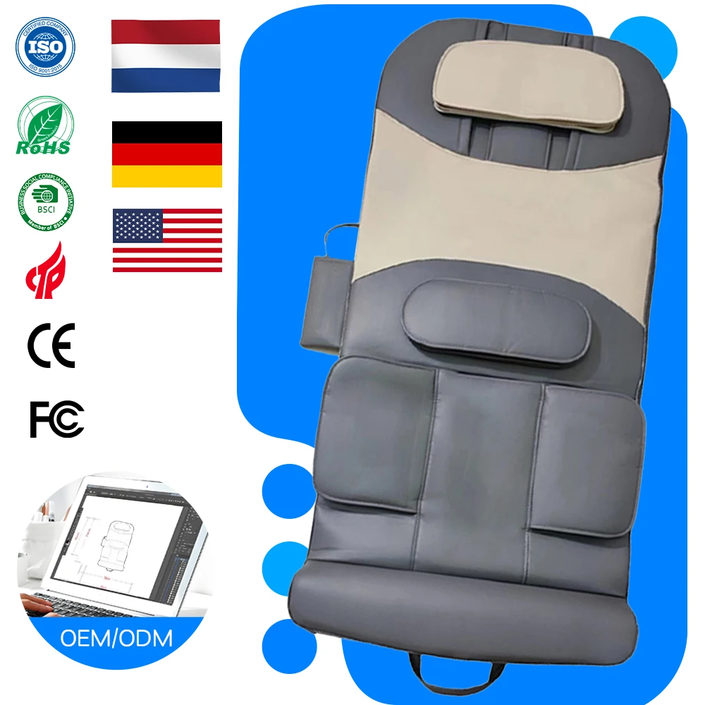 Productos destacados 2025: nueva colchoneta-máquina de masaje corporal completo con compresión por airbag y vibración, para cuidado de cuello, espalda, piernas y cabeza