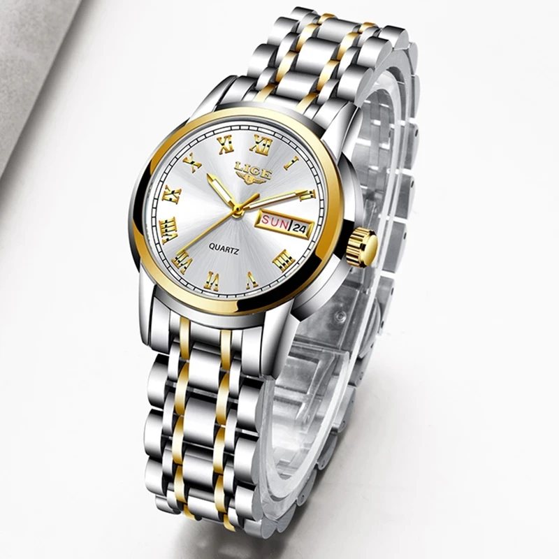 LIGE 2021 Women's Watches Creative, Waterproof, and Stylish