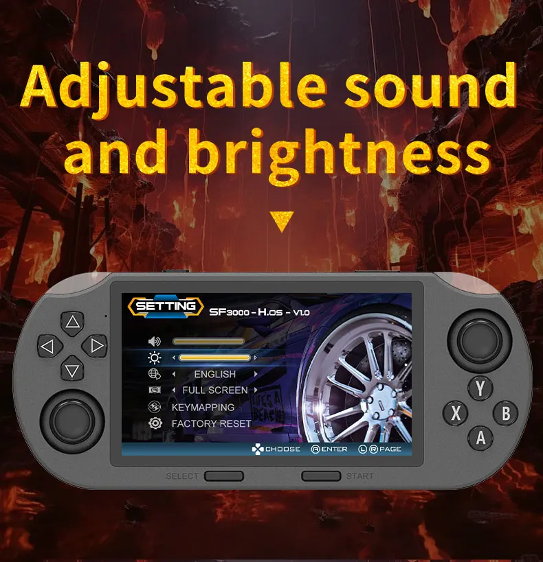 4.5 Inch IPS Screen Handheld Game Console with 20000 Games Retro Game Console Handheld for Kids