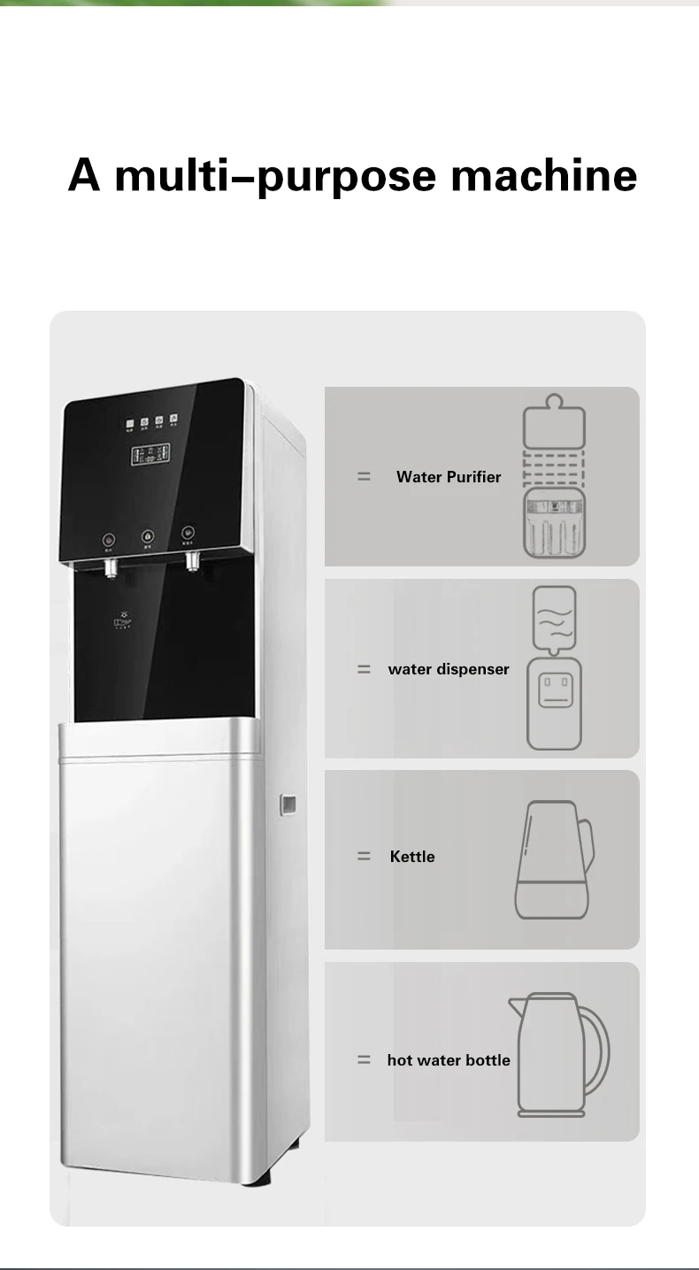 Cold And Hot Vertical Water Purifier Household Commercial Water Purifier Office Unit Water