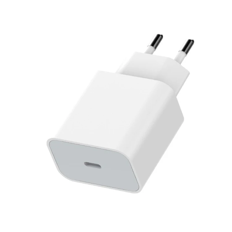 PD20W USB C Travel Charger Wall Charger, PD3.0 USB-C Phone Charger White Black 2025 New Product I20-EU