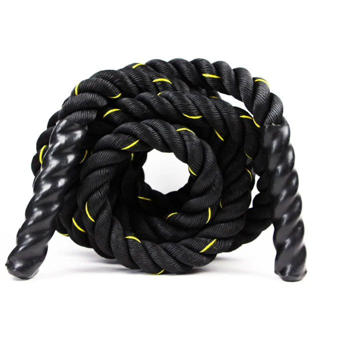 training battle rope gym equipment for strength exercises