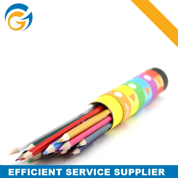12 Colors Two Tip Plastic HB 2B Promotional Color Pencil_voghion.com
