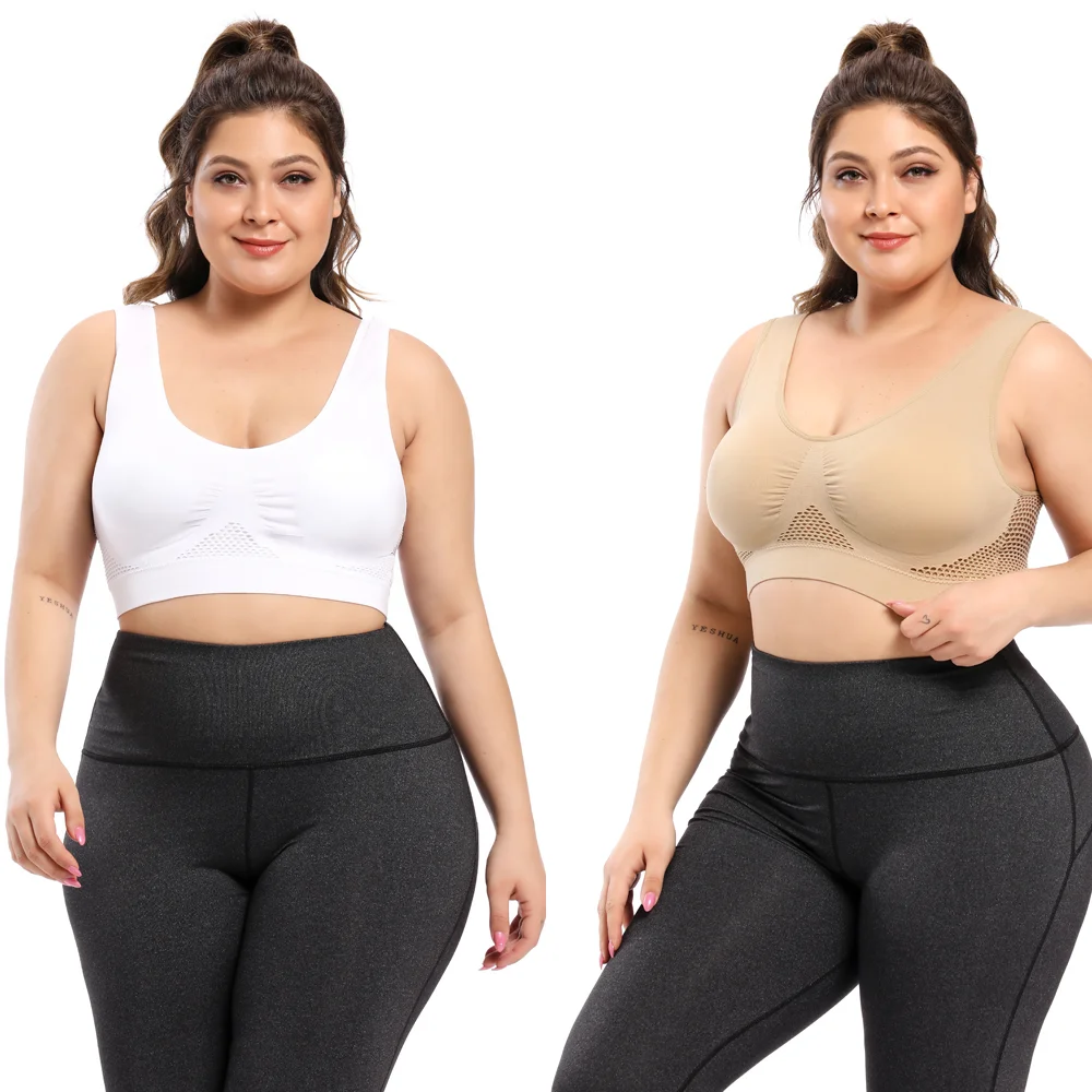 Fashion Push up Sports Yoga Bra Seamless Plus Size XXXXXXL Yoga Sports Bra Dropshipping Products 2023