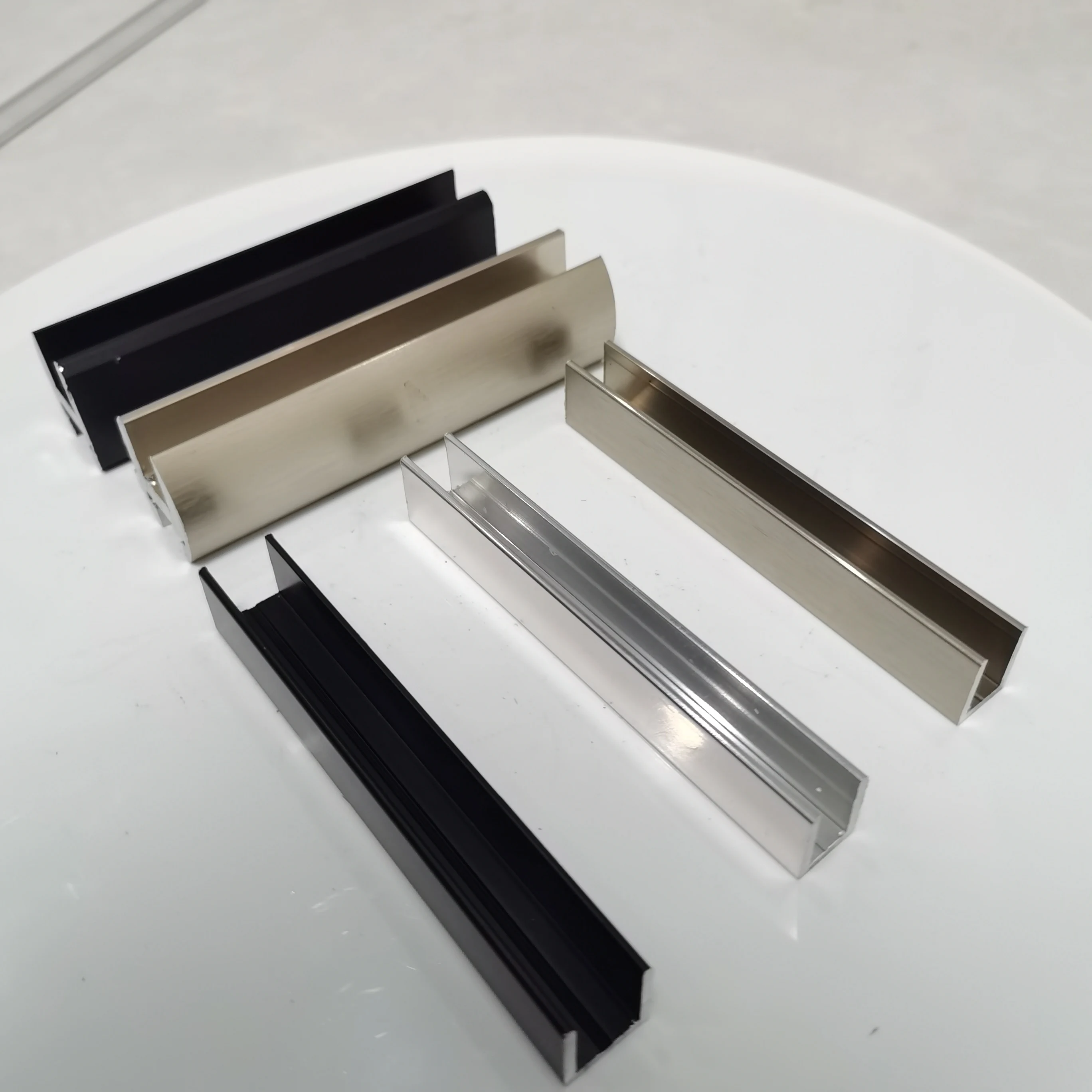 Aluminum U Shape Channel For Glass Door Uchannel For Shower Room