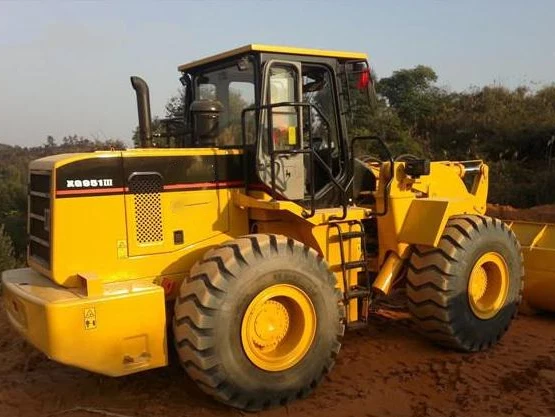 XGMA 5 Ton Small Front Wheel Loader XG955N for Sale with Core Motor Engine Bearing Pump Gearbox & PLC Components
