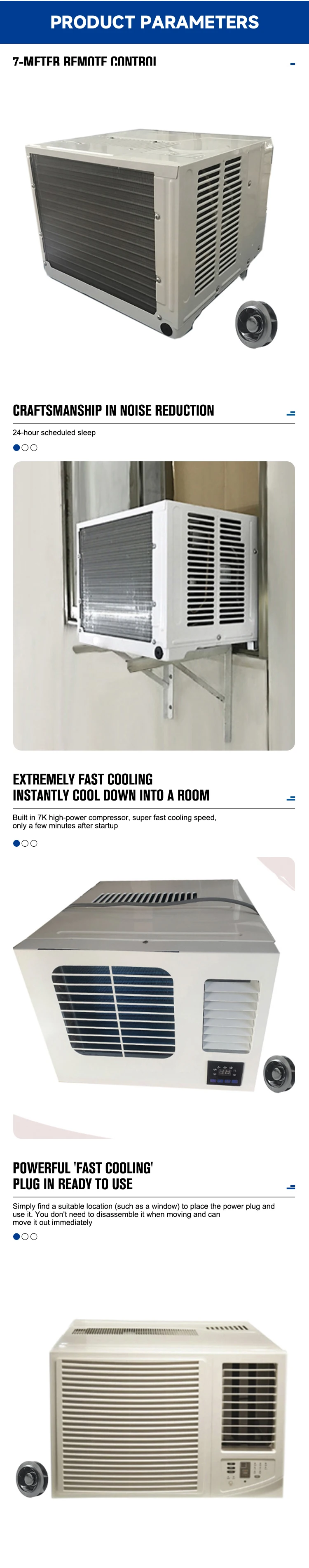 Window Air Conditioner, T3, R32, 220V, 50Hz - detail 4