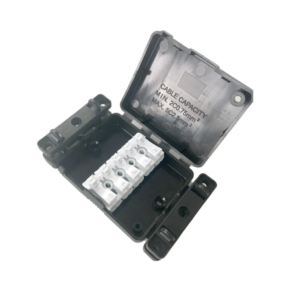 5-полюсная пластиковая Соединительная коробка с 5-контактным соединителем