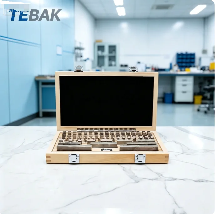 TEBAK Precision High Speed Steel Standard Gauge Block Kit, Length Reference Blocks for Micrometer Caliper Accessories