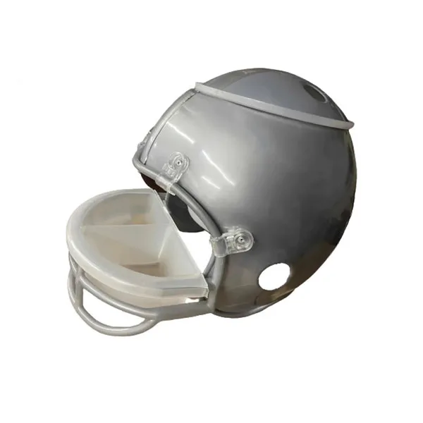 Custom Color Plastic Football Helmet Snack Bowl