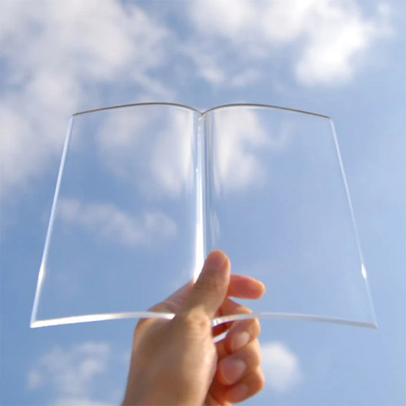 Open Book Shaped Clear Acrylic Book Weight Transparent Bookweight Brilliant Paperweight Holds