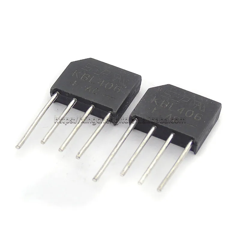 Brückengleichrichter KBL406 KBL406 Brückengleichrichter 4A 600V – 10 Stück Dioden Für Netzteile & Platinen