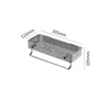 30CM-Argent transparent petit (avec porte-serviettes)